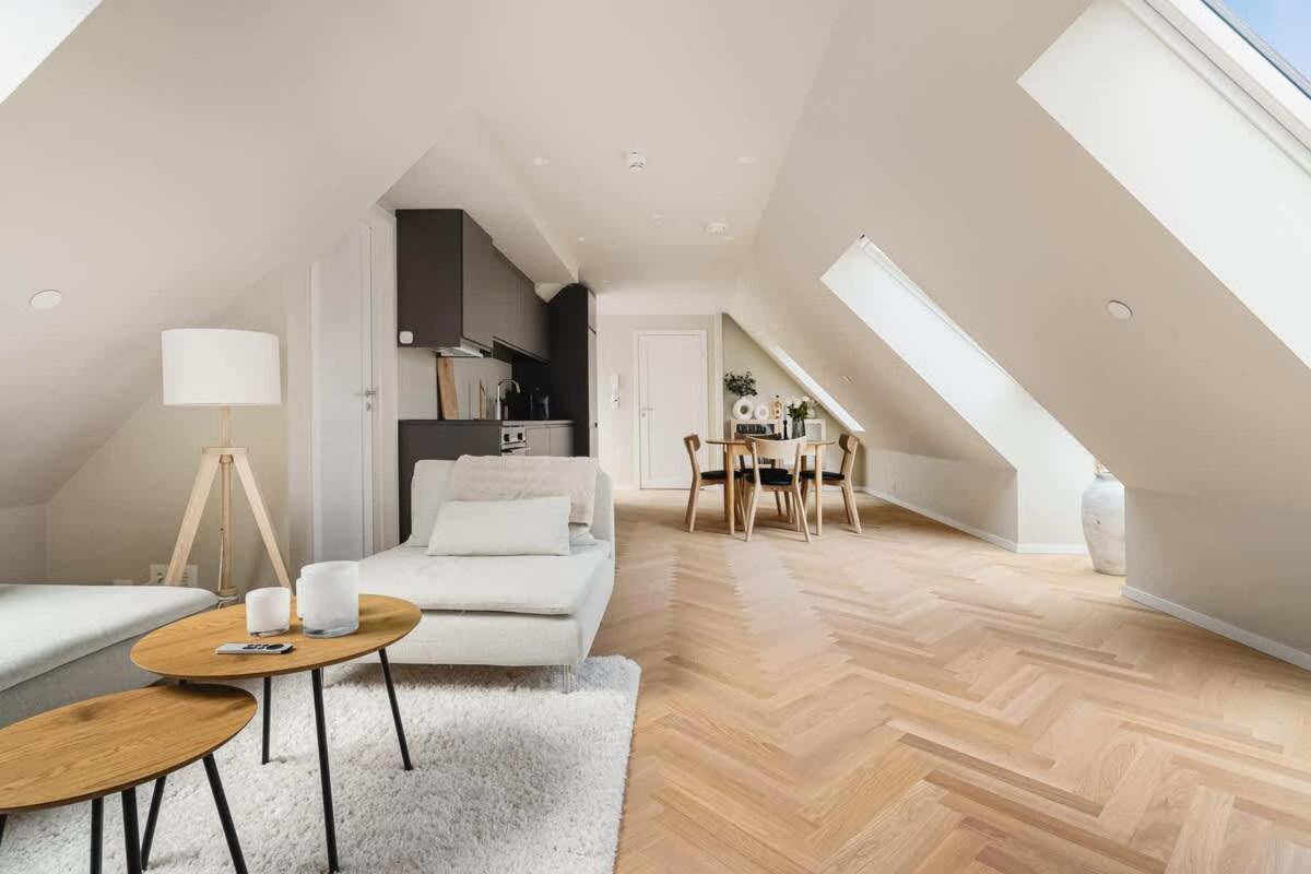 Dinbnb Apartments I Mid-City Luxury With Mini Balcony And Smart Tv & Sound System ベルゲン エクステリア 写真