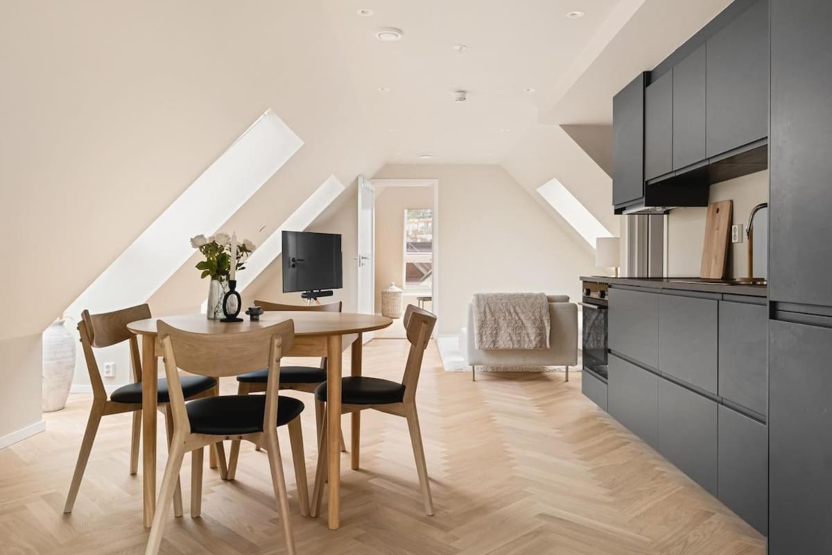 Dinbnb Apartments I Mid-City Luxury With Mini Balcony And Smart Tv & Sound System ベルゲン エクステリア 写真